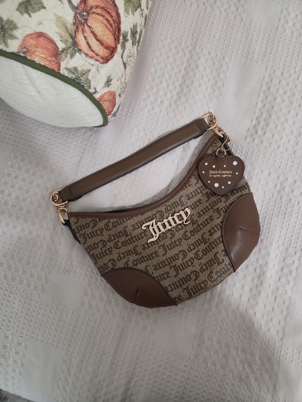 Juicy Couture Brown Signature Mini Shoulder Bag